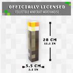 Minecraft Fackel-Licht - Offiziell lizenziert, 2 Lichtmodi, 2 Nutzungsmöglichkeiten, batteriebetrieben, Geschenk für Gamer
