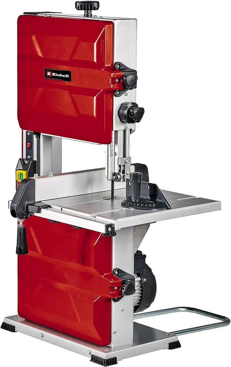 Einhell Bandsäge TC-SB 245 L (400W, Max. Sägebandgeschwindigkeit 726m/min, 245 Mm Durchlassbreite, Max. Schnitthöhe 101 Mm, Neigbarer Sägetisch, Parallel- Und Winkelanschlag, Absauganschluss)
