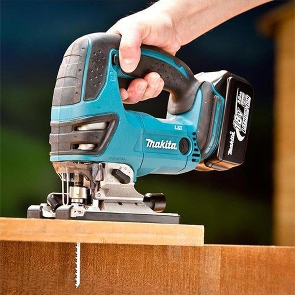 Makita DJN161RTJ Knabber 18 V, 2 Akkus und Ladegerät im Makpac, 350 W, Türkisschwarz, 2 x 5,0 Ah, 1,6 mm