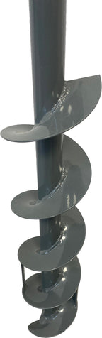 Berger + Schröter, Erdbohrer, grau, 9 cm