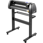 VEVOR Vinyl-Schneidemaschine Schneideplotter, 870 mm, LED-Plotter-Drucker, Präzise Manuelle Positionierung, Softwareunterstützung für MAC- und Windows-Systeme, Einstellbare Kraft & Geschwindigkeit
