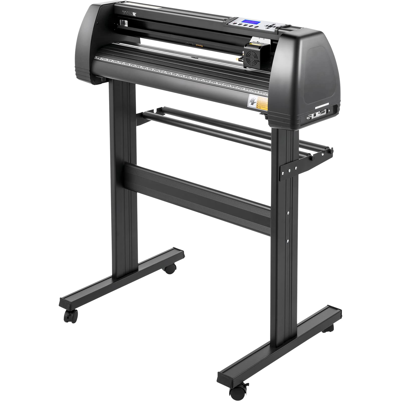 VEVOR Vinyl-Schneidemaschine Schneideplotter, 870 mm, LED-Plotter-Drucker, Präzise Manuelle Positionierung, Softwareunterstützung für MAC- und Windows-Systeme, Einstellbare Kraft & Geschwindigkeit