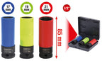 KS Tools 515.1070 1/2" Alu-Felgen Kraft-Stecknuss-Satz robust, 3-tlg.