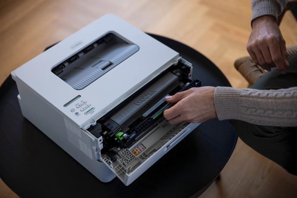 Brother HL-L2865DW, Laserdrucker, WLAN/LAN & USB, 34 ppm, automatischer Duplexdruck, LC-Display, Toner für bis zu 1.500 Seiten im Lieferumfang