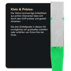 DMT Dia-Sharp® Diamond Mini-Hone® Diamant Schleiffeile 3er-Set, Für Messer und Werkzeuge, Erreicht auch schwer zugängliche Stellen, Made in USA, D2K