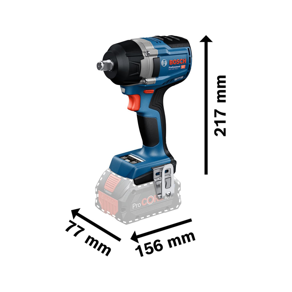 Bosch Professional 18V System Akku-Drehschlagschrauber GDS 18V-750 C