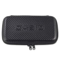 Casio Graph-Case, Schutztasche für Grafikrechner, schwarz, Carbon Design, mit Innentasche für Zubehör, 12.5 x 22 x 3.8 cm