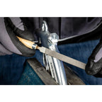 PFERD TOOLS Schlüsselfeilen-Set 265 B in Kunststofftasche, 6 Feilen, 100mm, mit Holzheften, 11706100 - für eine große Bandbreite von filigranen und leichten Feilaufgaben geeignet