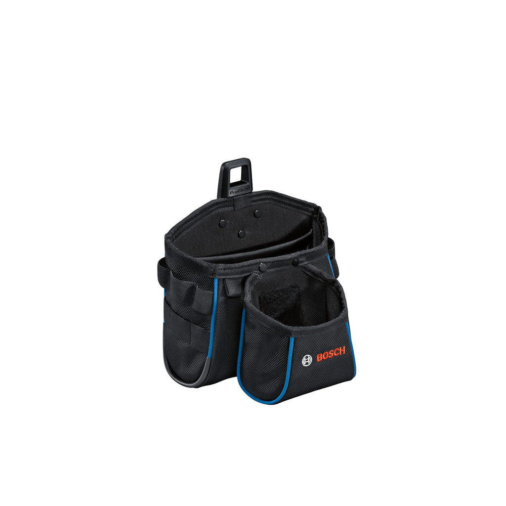 Bosch Professional ProClick Werkzeuggürtel-Set: 1x Gürtel 93 (Größe S/M), 1x Tasche GWT 4, 1x Tasche GWT 2, 2x ProClick Holder