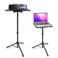 Pyle Laptop Ständer höhenverstellbar – Laptopständer & Projektorständer für Bühne, Büro & Studio, klappbar, robust, 70–120 cm Höhe, für Notebook, Beamer, DJ & Präsentationen