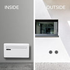 TROTEC PAC-W 2650 SH Wandklimaanlage ohne Außengerät mit Wärmepumpe – 4-in-1 Klimagerät zum Kühlen, Heizen, Entfeuchten & Lüften, 2,6 kW Kühlleistung, Inverter, WLAN, R290, bis 34 m²