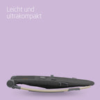 Maxi-Cosi Loa Babywippe, ultrakompakt zusammenklappbare, leichte, 2 Liegepositionen, tragbare, aus 100 % Recyclingmaterialien, 0 bis ca. 2 Jahre, 0–12 kg, Beyond Graphite