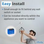 Shelly 1 Mini Gen 3 | 4er Pack | WiFi & Bluetooth Smart Switch Relais 1 Kanal 8A | Hausautomation | Kompatibel mit Alexa und Google Home | iOS-Android-App | Kein Hub erforderlich | Trockene Kontakte