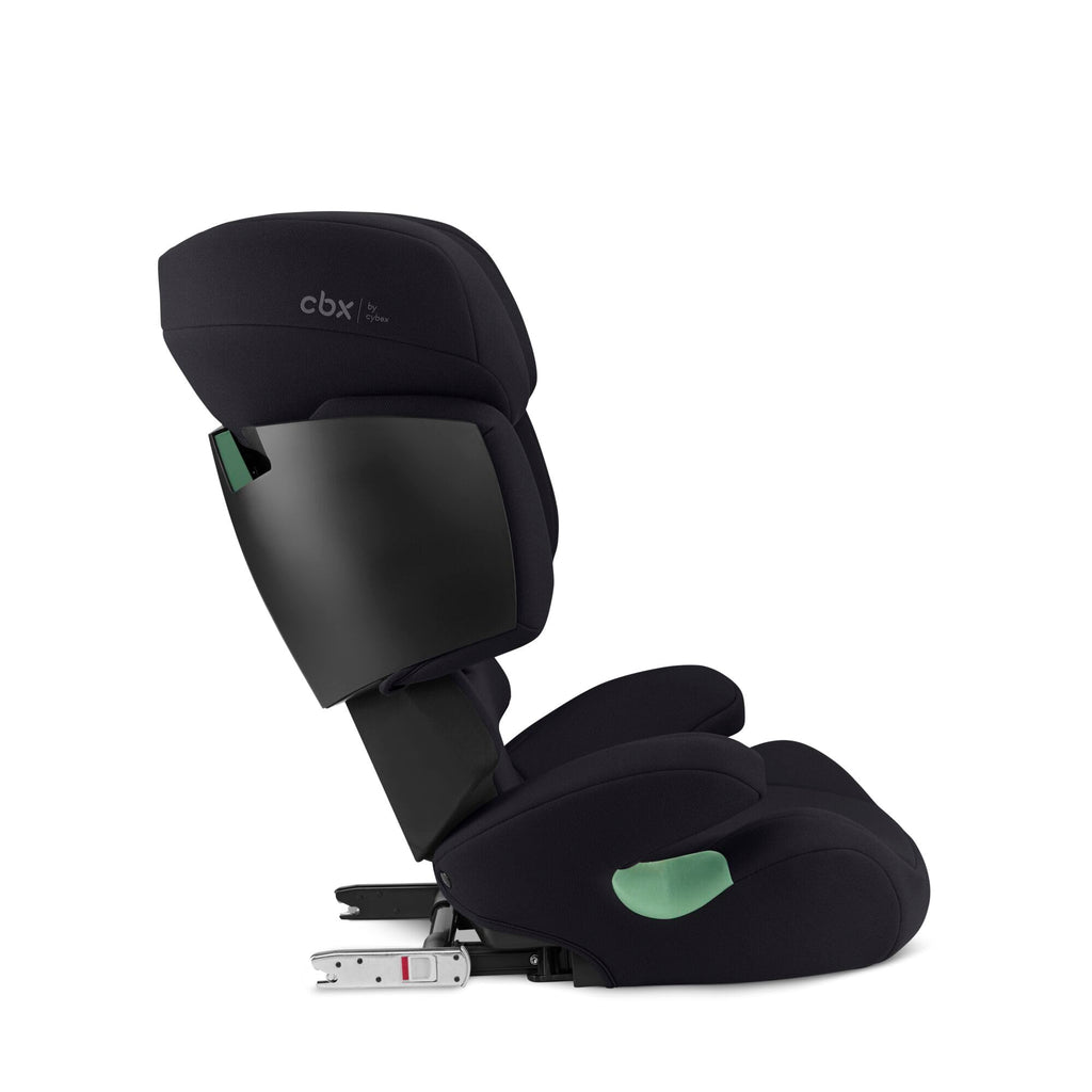 CBX by CYBEX Kinder-Autositz Solution X i-Fix, Für Autos mit und ohne ISOFIX, Ab ca. 3 bis 12 Jahre (100 - 150 cm), Ab ca. 15 bis 50 kg, Schwarz