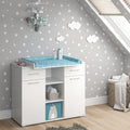 Vicco Wickelkommode Leonie, Wickelaufsatz für die Kommode, Weiß, 113 x 100 cm
