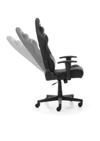 DXRacer Prince L PF132 Gaming-/ Büro-/ Schreibtischstuhl, mit Wippfunktion Gaming Stuhl Höhenverstellbarer Drehstuhl PC Stuhl Ergonomischer Chefsessel, schwarz