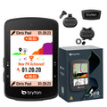 Bryton Rider S510 Sensor-Bundle 2,8-Zoll-Farb-LCD-Touchscreen GPS-Fahrradcomputer, Offline-EU-Karte, kompatibel mit Fahrrad-Radar, 30 Stunden Akkulaufzeit
