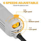 Winkelschleifer 125 mit Drehzahlregelung: DEKOPRO 125mm 800W Corded Electric Trennschleifer für Schneiden,Polieren und Schleifen