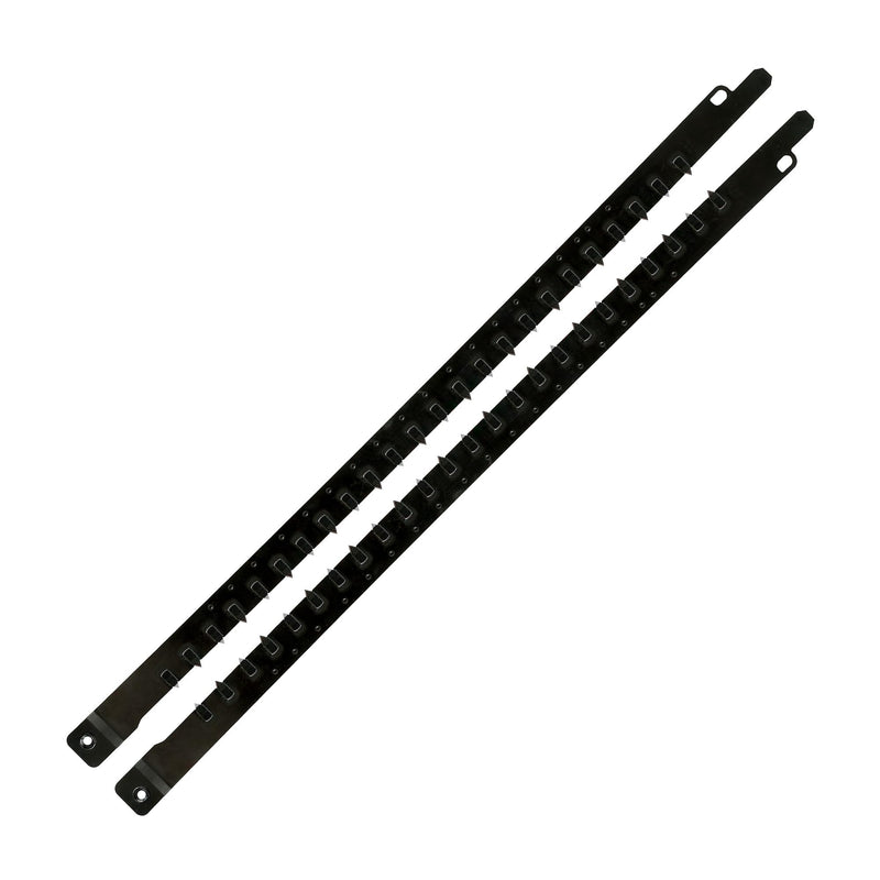 DEWALT 2-teiliges Alligator HM Spezialsägeblatt (für den Einsatz auf Alligator Spezialsägen, Arbeitslänge 430 mm, für Hochlochziegel bis Festigkeitsklasse 12 N/mm2), DT1974-QZ