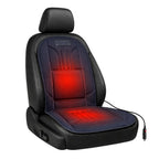 BURI Premium Autositzauflage Winter 2 Stufen | Bequemer Sitzschutz mit Rückenlehne | rutschfest, ergonomisch & langlebig | Weiche Polsterung für warmes Sitzgefühl für 95% Aller Fahrzeuge (1 Stück)