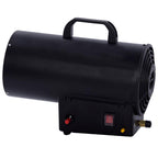 FUXTEC FX-GH10 Innen Schwarz 10000 W Heizlüfter Ventilator (Lüfter, INNEN, Flur, Schwarz, 10000 W, Gas)