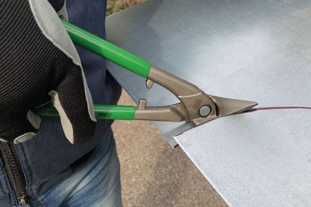 BESSEY Erdi Ideal-Schere D116-260L, Linksschneidend, Gesamtlänge 260 mm Schnittlänge 30 mm, Griffe PVC-getaucht, Gewicht 0,49 Kg