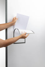 Durable Dokumentenhalter A4 magnetisch, anthrazit/grau, 5 Stück, 400757