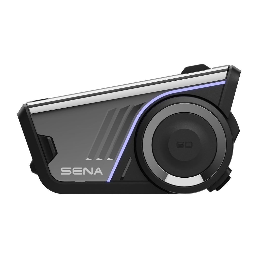 Sena 60S Motorrad-Kommunikations-Bluetooth-Headset mit mit Wave, Mesh und Bluetooth-Intercom-System, Sound von Harman Kardon 2. Generation