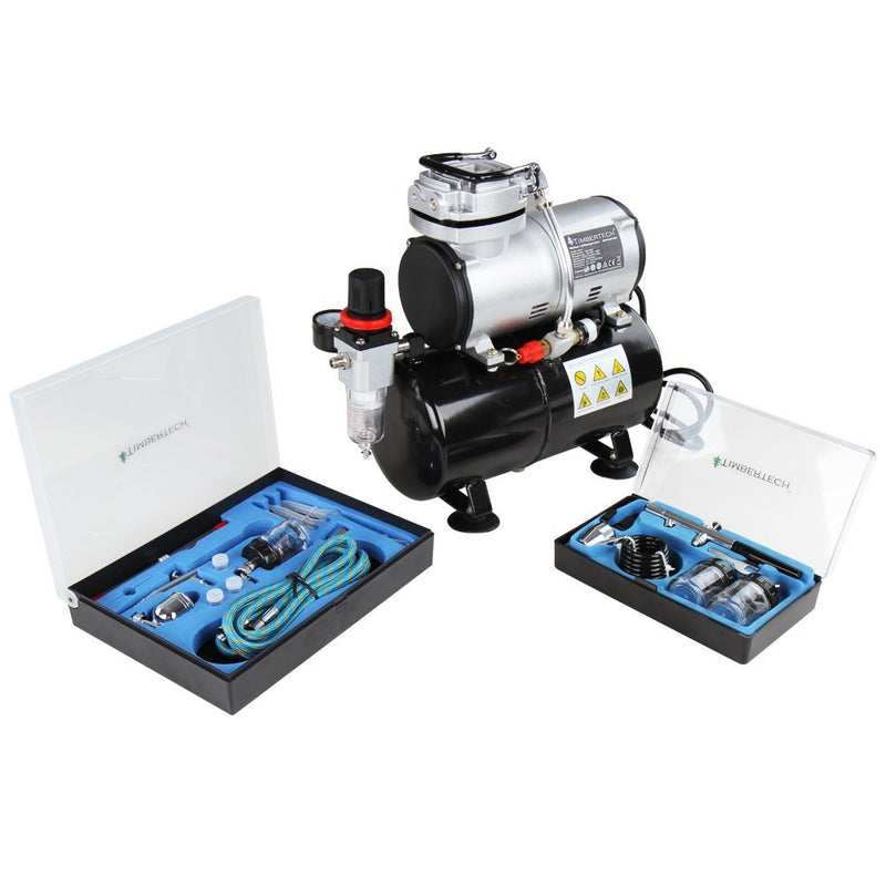 Timbertech ABPST06 Airbrush-Set und Kolbenkompressor