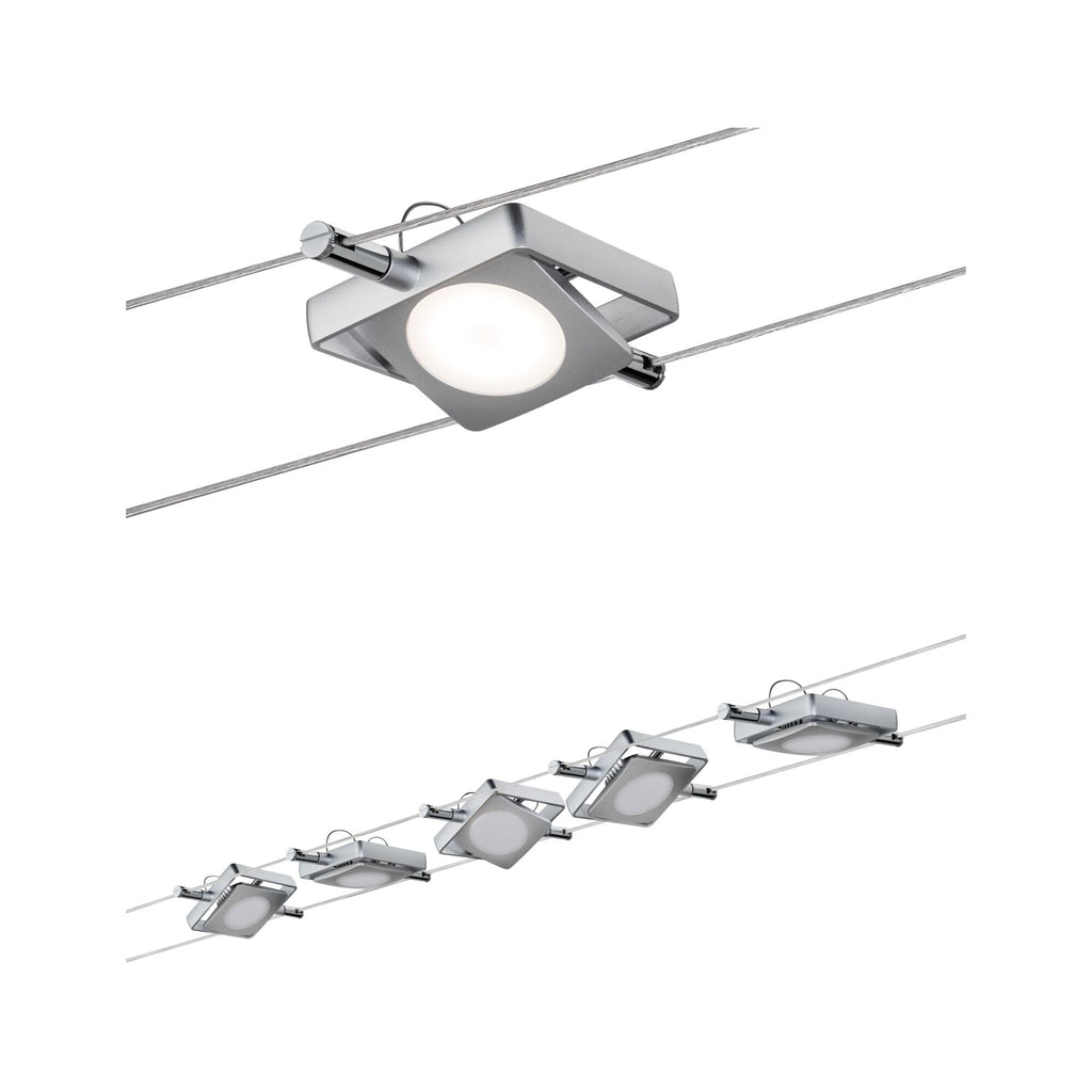 Paulmann 941.08 Seilsystem, Integriert, silber