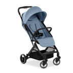 hauck Travel N Care Plus, Dusty Blue - Reisebuggy für Kinder ab Geburt bis 22 kg mit Liegefunktion & Kopfposter - Leicht (7,2 kg) & Einhändig Faltbar - Selbststehend - UPF 50+ & Netzfenster