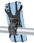 Zoeley Handyhalterung Fahrrad, Universal Handyhalterung Motorrad【1s-Installation】Abnehmbare 360° Drehen【Silikon Anti-Vibration】Fahrradhalterung Lenker Rennrad für alle 4.0-7 Zoll Smartphone (Black)