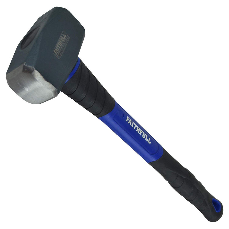Faithfull FG4LH Fäustel mit langem Griff aus Fiberglas, 2,1 kg, FAIFG4LH