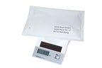 MAUL Briefwaage MAULtronic S 19,6x13x6,5 cm | Waage Solar bis 2kg belastbar | Moderne Küchenwaage mit 0,5 - 1g Teilung | Automatische Nullstellung und Abschaltautomatik | Weiß