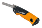 Fiskars Pro Kompakte Klappsäge, Inkl. 2 Sägeblättern, Sägeblattlänge: 15 cm, 13 TPI und 24 TPI, Schwarz/Orange, PowerTooth, 1062934