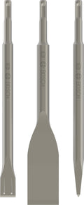 Bosch 3x PRO SDS plus-5C Meißel-Set, 3-tlg. (für Beton, Ziegelstein, Ø mm, Professional Zubehör Bohrhammer, Zerkleinerer)