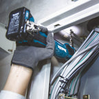 Makita DA332DSYJ Akku Winkelbohrmaschine 10,8 V, Ladegerät im Makpac, Petrol, mit 2x Akku 1,5 Ah