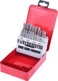 KS Tools 336.0621 HSS Handgewindebohrer-Satz M, Stahlblechkassette 21-tlg.M3-M12