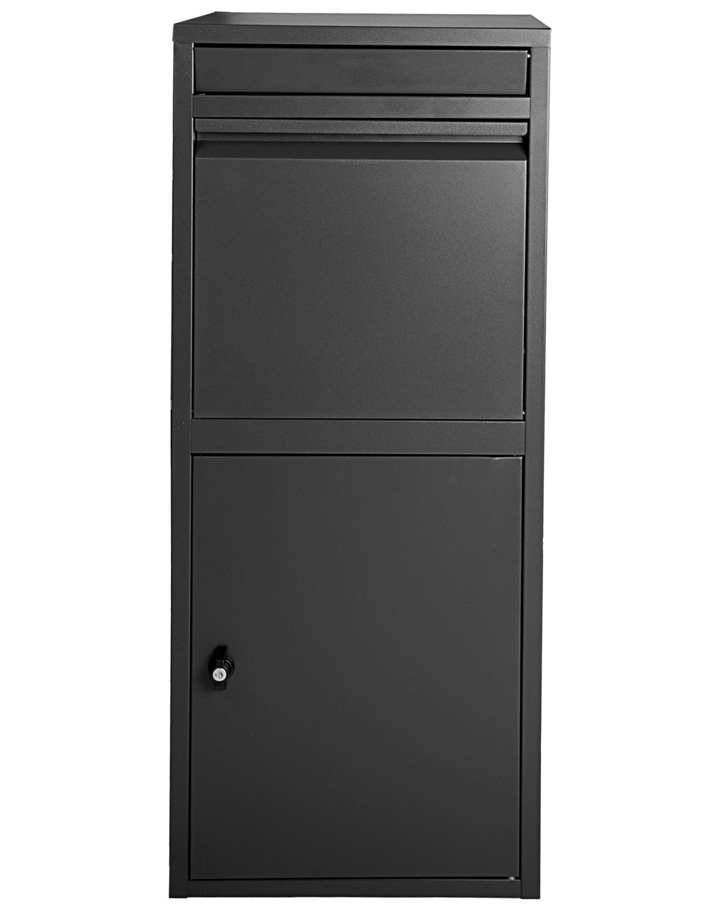 Ondis24 Korona Paketbox Postbox für Pakete, Päckchen, für Briefe mit Paketsafe (Schwarz)