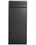 Ondis24 Korona Paketbox Postbox für Pakete, Päckchen, für Briefe mit Paketsafe (Schwarz)
