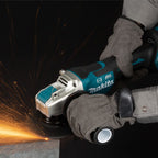 Makita DGA519Z 18 V Li-Ion LXT 125 mm bürstenloser X-Lock-Winkelschleifer – Batterien und Ladegerät nicht im Lieferumfang enthalten