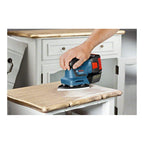 Bosch Professional 18V System Akku Schwingschleifer GSS 18V-10 (Schwingkreis-Ø: 1,6 mm, inkl. 3 Grundplatten mit unterschiedlichen Formaten, in L-BOXX, ohne Akku/ Ladegerät)