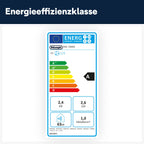 De'Longhi Pinguino PAC EM82, Mobile Klimaanlage für Räume bis zu 80 m³, 9.400 BTU, 2,4 kW, 63 dB, Entfeuchtungsfunktion, Energieklasse A, 24h-Timer, Weiß