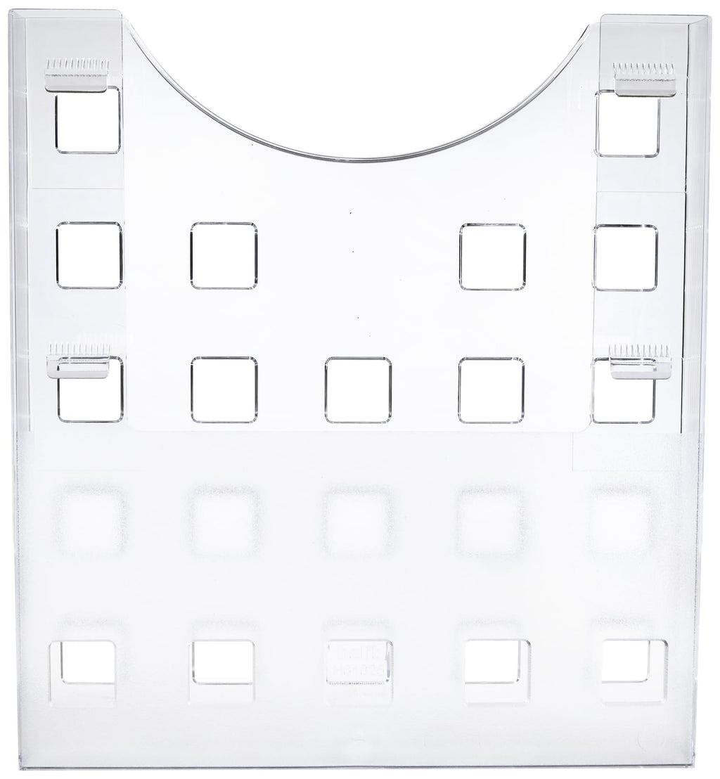 helit H6103102 - Wandprospekthalter „the grid wall“, 5 Taschen, DIN A4, glasklar