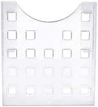 helit H6103102 - Wandprospekthalter „the grid wall“, 5 Taschen, DIN A4, glasklar