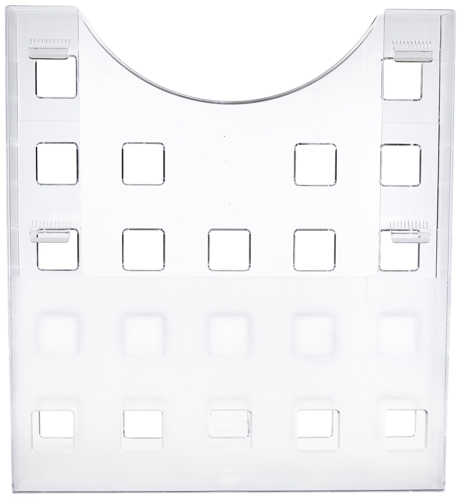 helit H6103102 - Wandprospekthalter „the grid wall“, 5 Taschen, DIN A4, glasklar