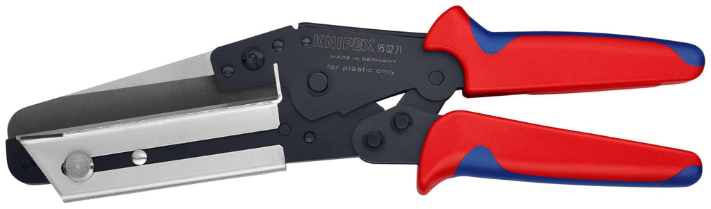 KNIPEX Schere für Kunststoffe auch für Kabelkanäle mit Mehrkomponenten-Hüllen 275 mm, 95 02 21