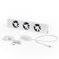 SpeedComfort Heizkörper Ventilator Mono Set – 1 Stück Heizkörperventilatoren - energieeffizienter Heizungsventilator - Bis zu 22% Energieeinsparung – Geräuscharm