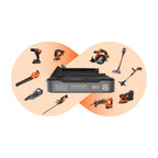 Black+Decker Akku-Exzenterschleifer / Schleifmaschine (18V, mit Staubfangbehälter, zum Schleifen/Polieren, ergonomische Multi-Positionsgriffflächen, Lieferung ohne Akku und Ladegerät), Schwarz, Orange