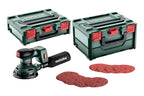 Metabo Set SXA 18 LTX 125 BL Akku-Exzenterschleifer 18V - metaBOX 215- mit Zubehör - 691200000